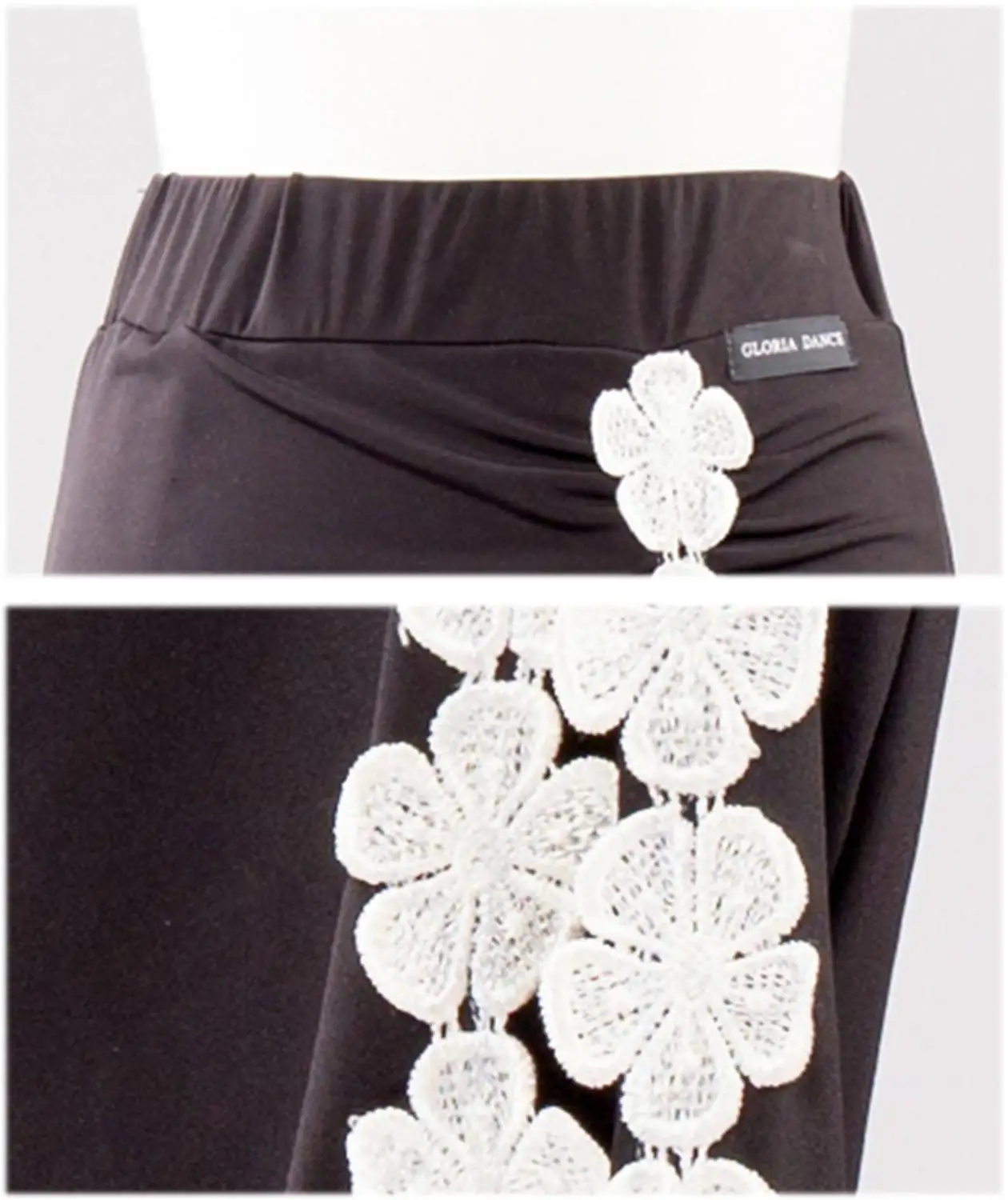 Профессиональная юбка для латиноамериканских танцев G2028 ручной работы с