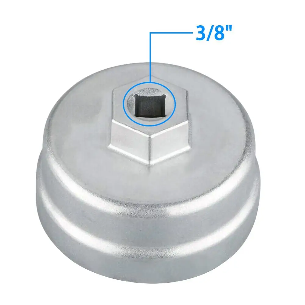 Колпачок для масляного фильтра гаечный ключ чашка 65 мм 14 канавков алюминиевый