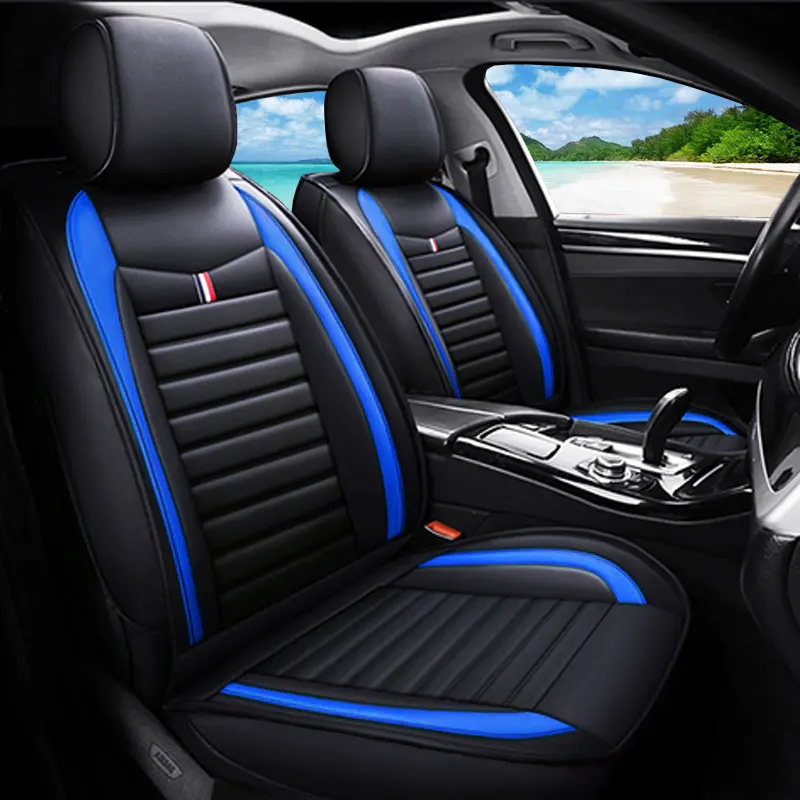 

New 1pcs Car Seat Cover Cushion Pad Protector PU Leather Non-slip Waterproof Auto Vehicle Automobiles Seat Covers