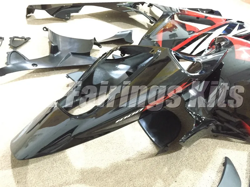 

New ABS Motorcycle Whole Fairings kit Fit for HONDA CBR1000RR 2006 2007 06 07 CBR1000 Bodywork set black red cool