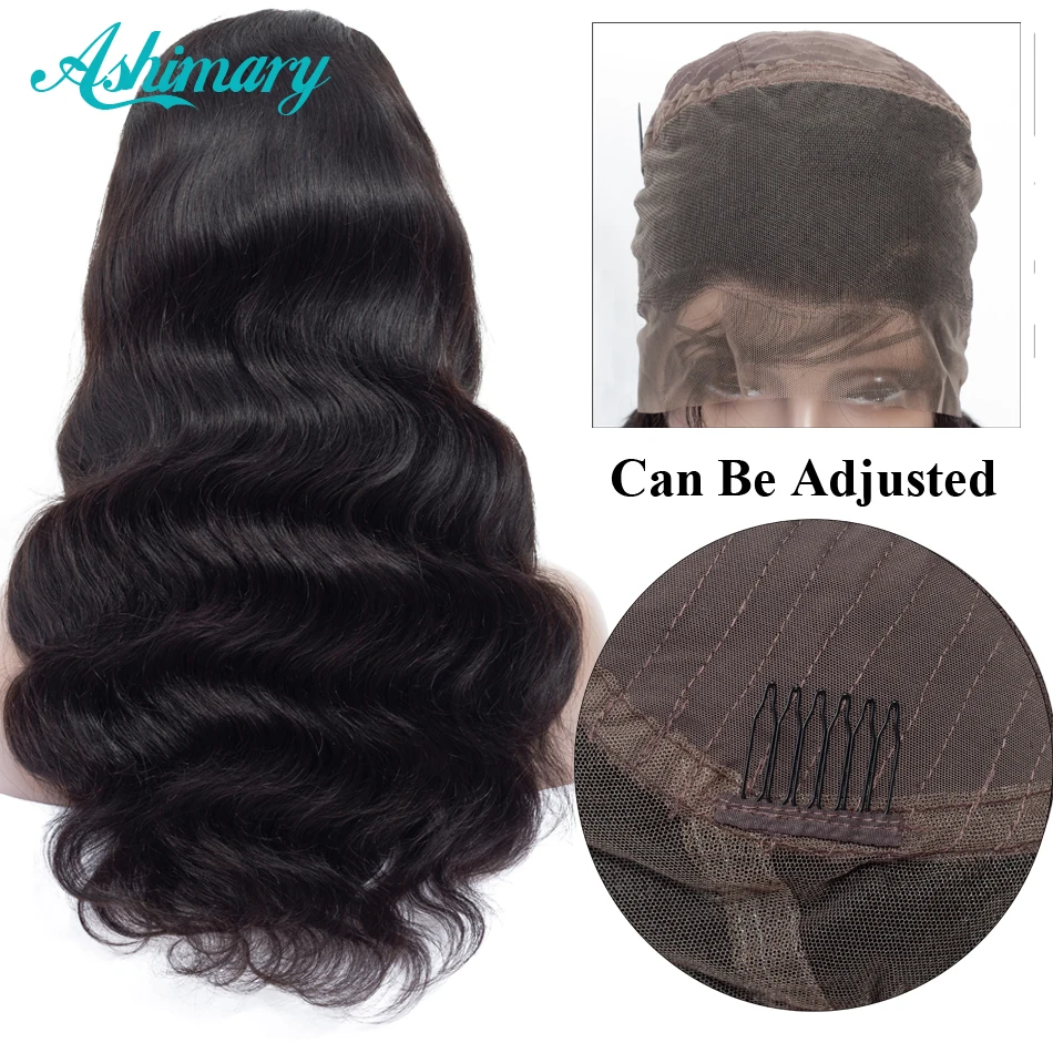 Ashimary предварительно сорвал 360 синтетический фронтальный парик с волосами
