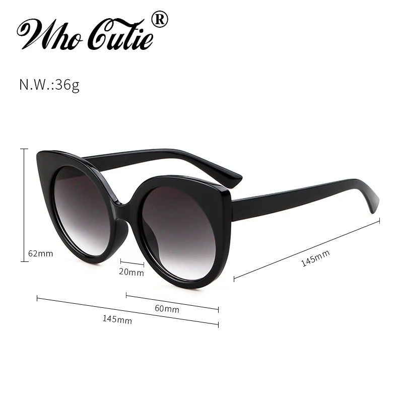 Очки солнцезащитные WHO CUTIE OM742 женские брендовые дизайнерские винтажные стильные