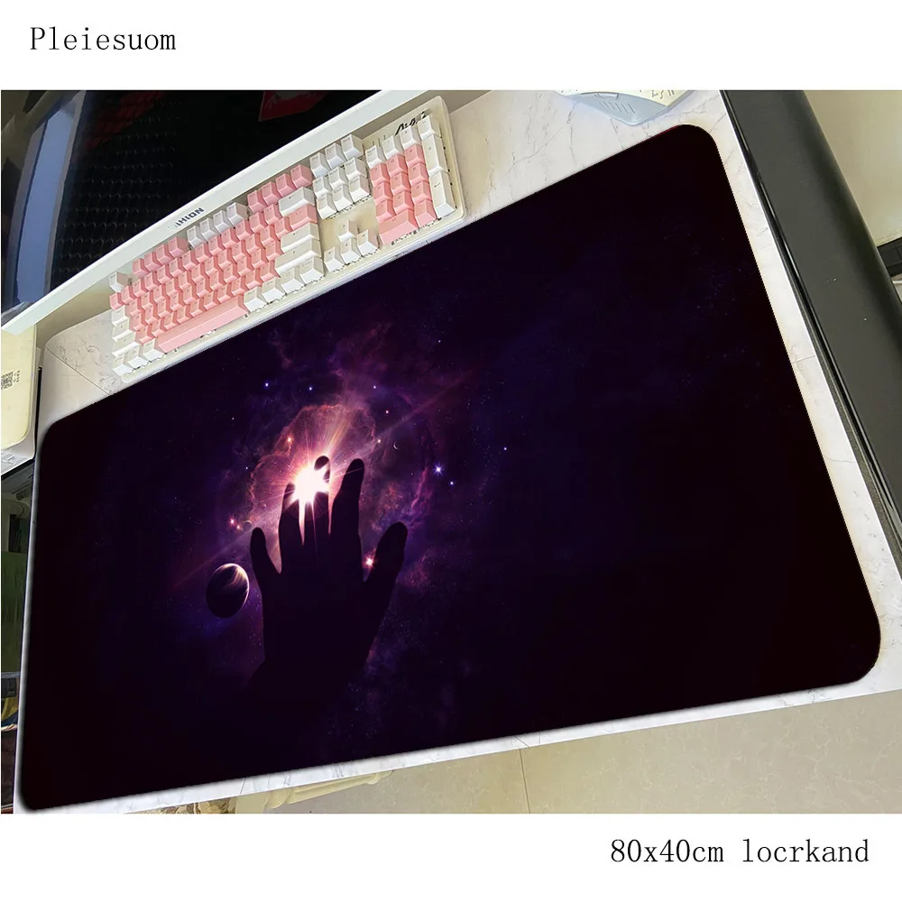 Вселенная коврик для игровой мыши симпатичный 800x400 мм большая милая Ноутбук