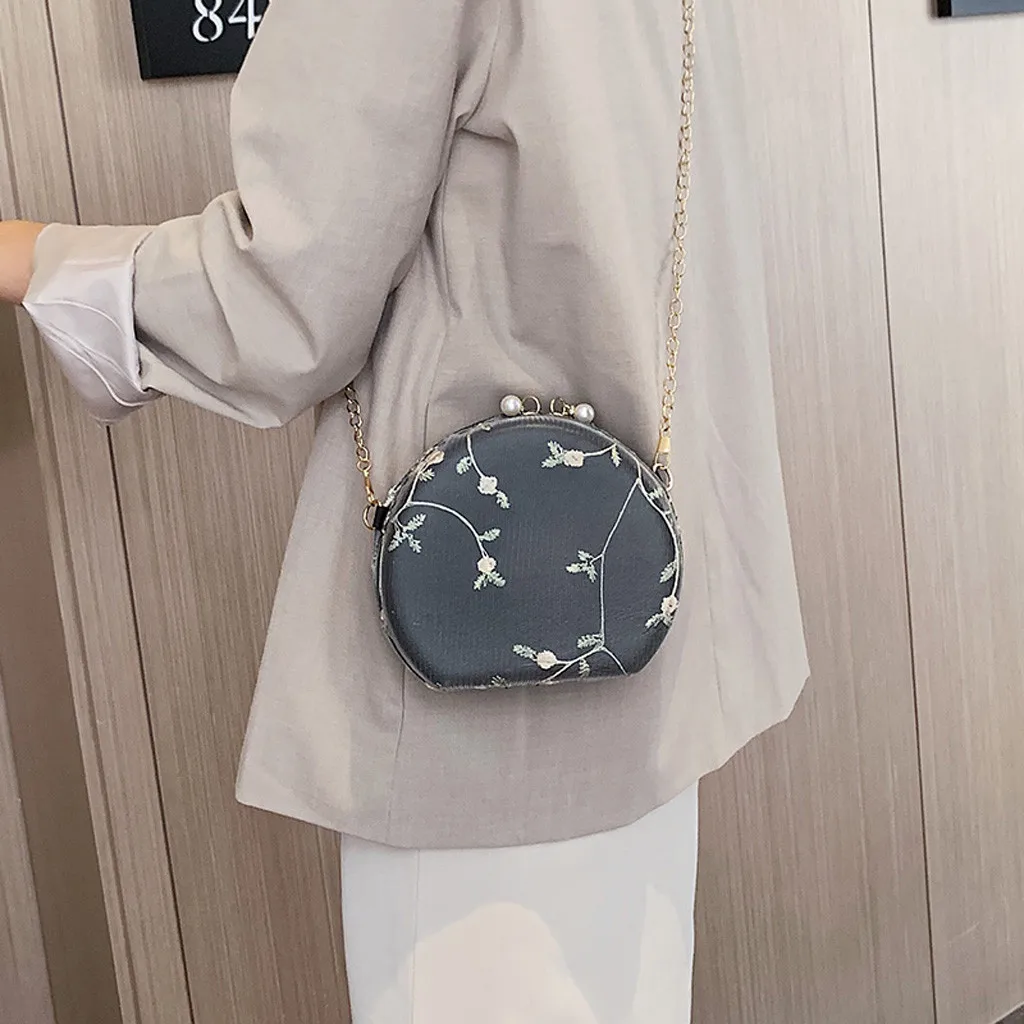 

Shoulder Bags Women's Bag Peach Heart-shaped Lace Flower Messenger Bag Shoulder Bag Clutch Bag Tassen Schouder Сумка Женская