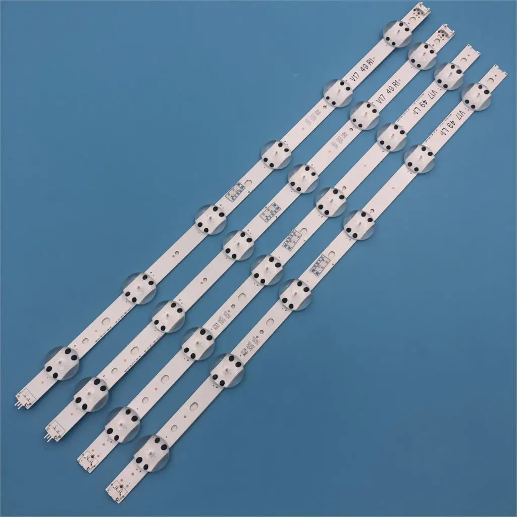 

LED Backlight strip 12 lamp For LG 49" V17 ART3 TV 49LV340C JB3B1591A02499 49UV340C 49UJ6565 6916L-2862A 2863A LC490DGG 49uj670v