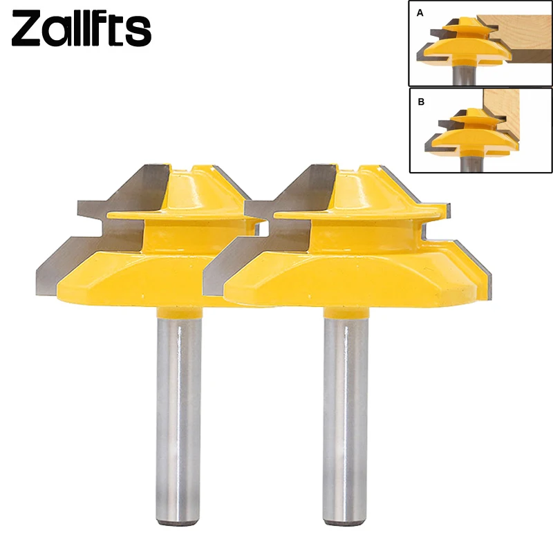 Фреза с затвором под углом 45 градусов 8 мм хвостовик|Фреза| |