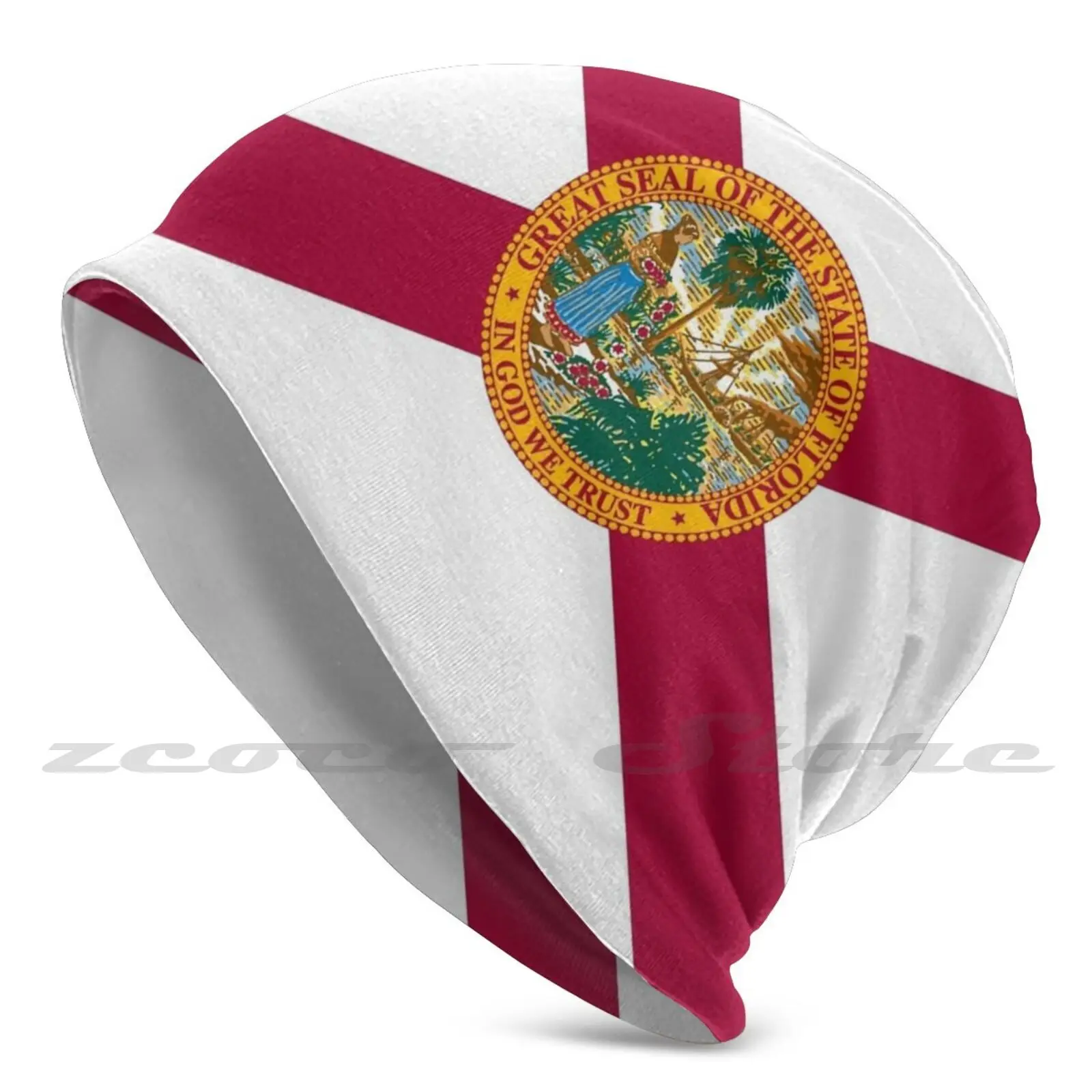 Вязаная шапка флаг Флориды/Fl/флага штата Флорида мягкая эластичная для занятий