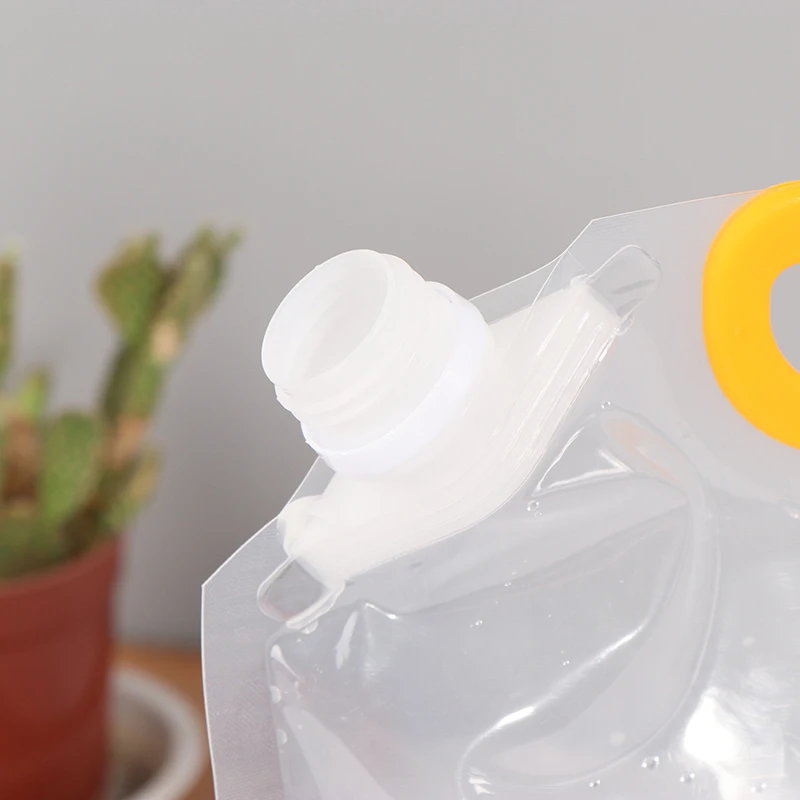 1.5/2.5/5L Stand-up Plastic Drink Packaging Bag Spout Pouch For Beer Beverage Liquid Juice Milk Coffee DIY |