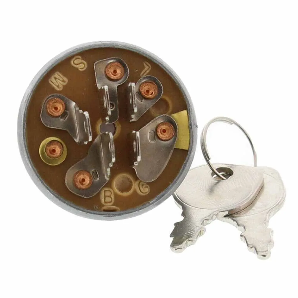 

Garden Ignition Starter Switch W/ Keys For MTD 725-0267A Husqvarna Ride On Tractor Mower