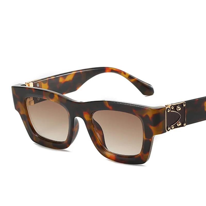 Роскошные брендовые Квадратные Солнцезащитные очки женские винтажные в стиле