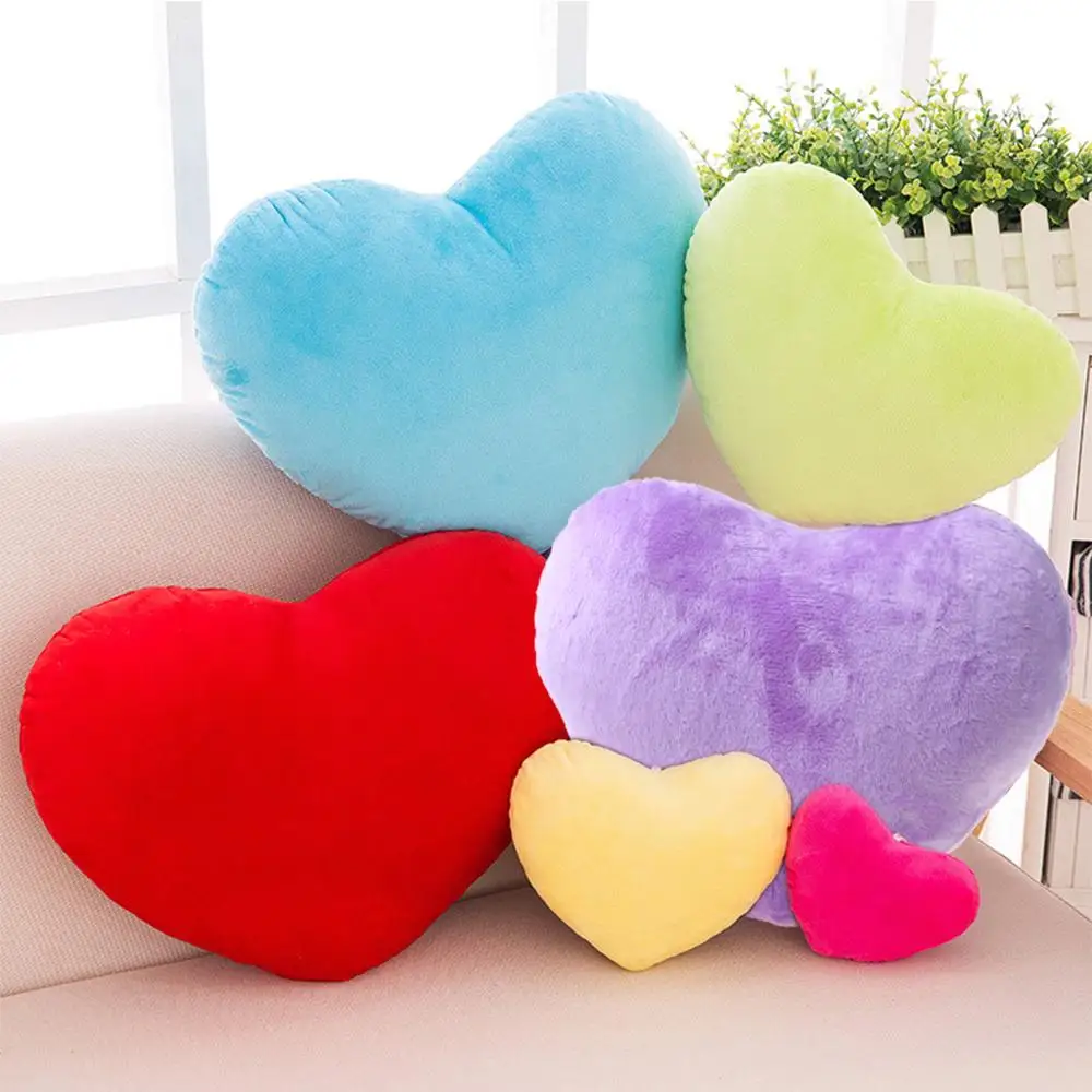 20 см сердце Форма Декоративные диванные подушки PP Хлопок Мягкие Творческий Кукла