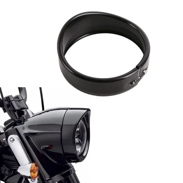 Налобный фонарь с козырьком 7 дюймов/5 75 дюйма для Road King Sportster 883 XL883 1200 Low XL1200L Dyna Softail