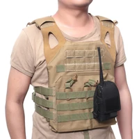 1000d nylon tactical military molle radio pouch walkie holster talkie holder waist belt bag outdoor sports hunting bags