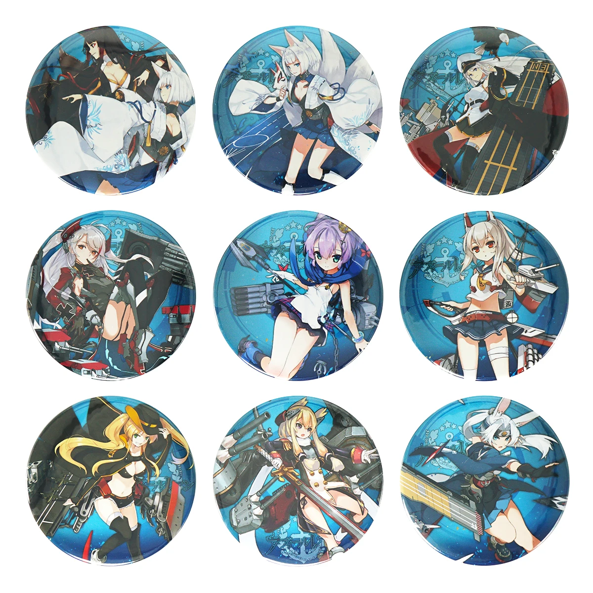 Azur Лэйн игровой значок аниме Кага ДЖАВЕЛИН Энтерпрайз warspell Hornet Hiryuu PRINZ EUGEN металлический значок брошь булавки