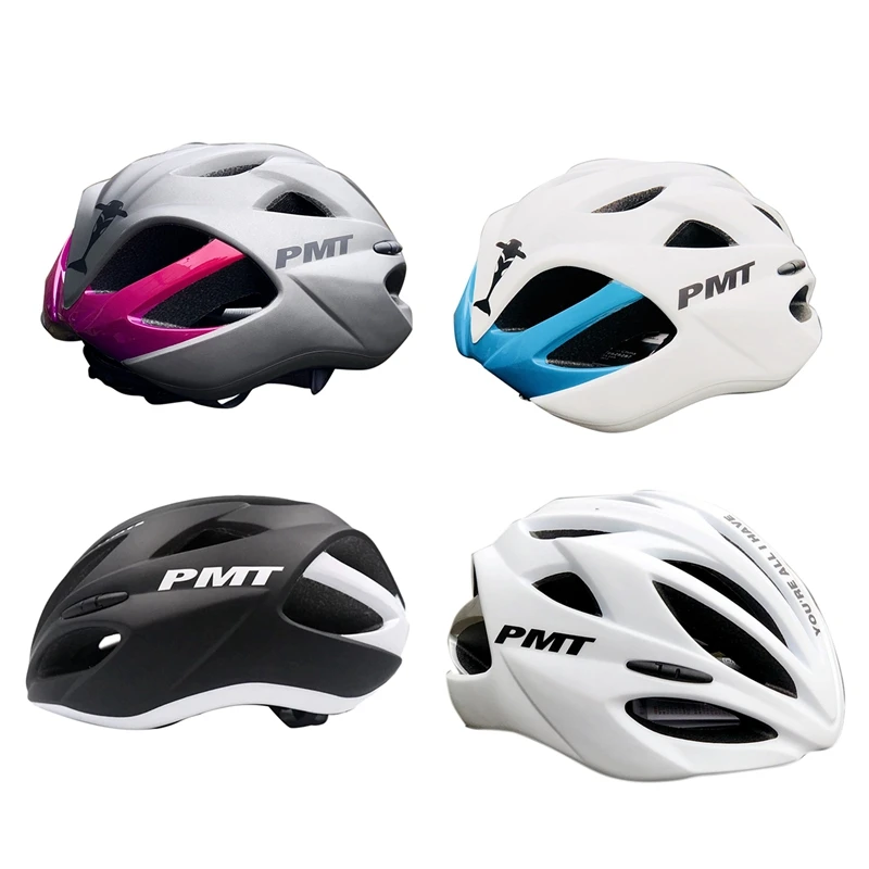 

PMT New Professional Cycling Ultralight Breathable MTB Road Intergrally Molded Bike 14 Holes Helmet Colour