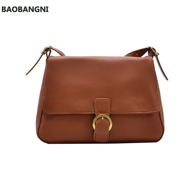 

Fashion PU Leather Crossbody Bags for Women Winter Trending Designer Shoulder Bag Girls Handbags Women's Cross Body Pack