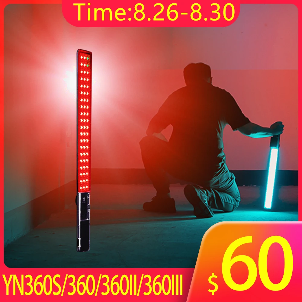 Yongnuo YN360 YN360II YN360III YN360S Светодиодная лампа для видеосъемки портативная ледяная