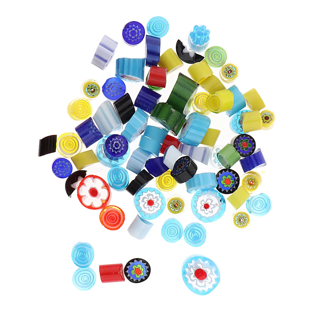 20 г/упак. стекло Millefiori/стеклянные бусины для плавления-стеклянные рукоделия