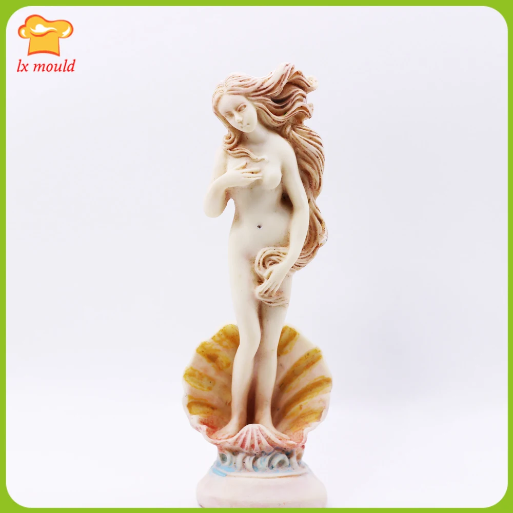 Новинка В стиле ретро Venus Скульптура портрет лампы в форме свечи силиконовые