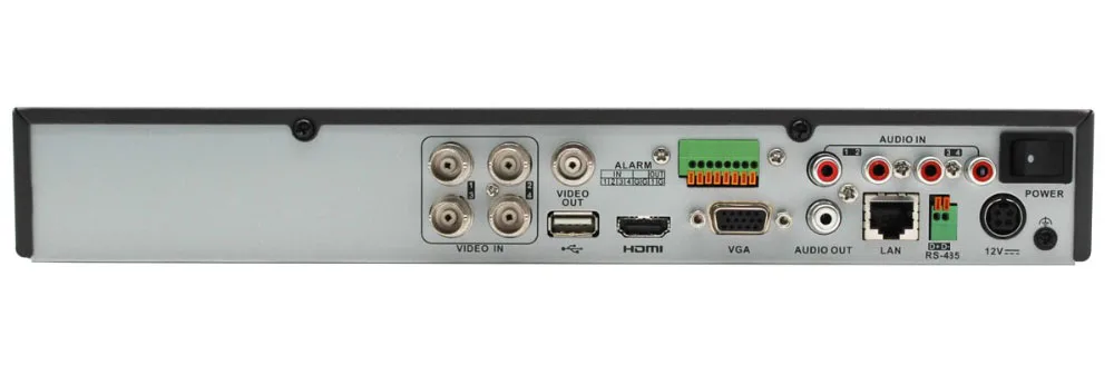 Hikvision 6MP Turbo HD DVR 4 в 1 видео регистратор для AHD CVI CVBS TVI аналоговая камера 1 канал RCA H.265 DS-7204HQHI-K1