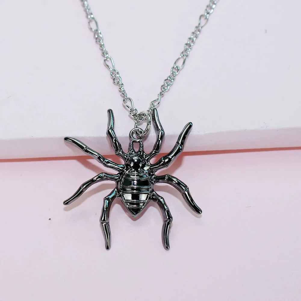 Европейская и американская мода ювелирные изделия подвеска паук двойное