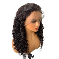 full lace human hair wigs deep wave grey wig pre plucked silver gray long inch remy hair wigs 150
