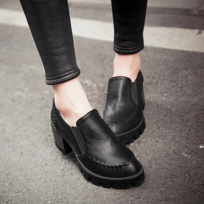 

ASUMER 2021 Hot Sale Pumps Women Shoes Pu Round Toe Spring Autumn Single Shoes High Heels Platform Shoes Women Casual Shoes