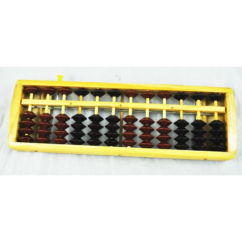 

Brown Black Bead School Calculation Japanese Soroban Wood Abacus