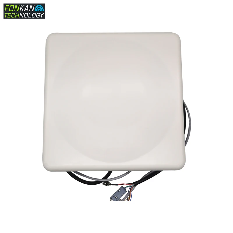 FONKAN uhf rfid интегрированный считыватель встроенный 9dbi антенна rs485 RS232 WG26/34 интерфейс