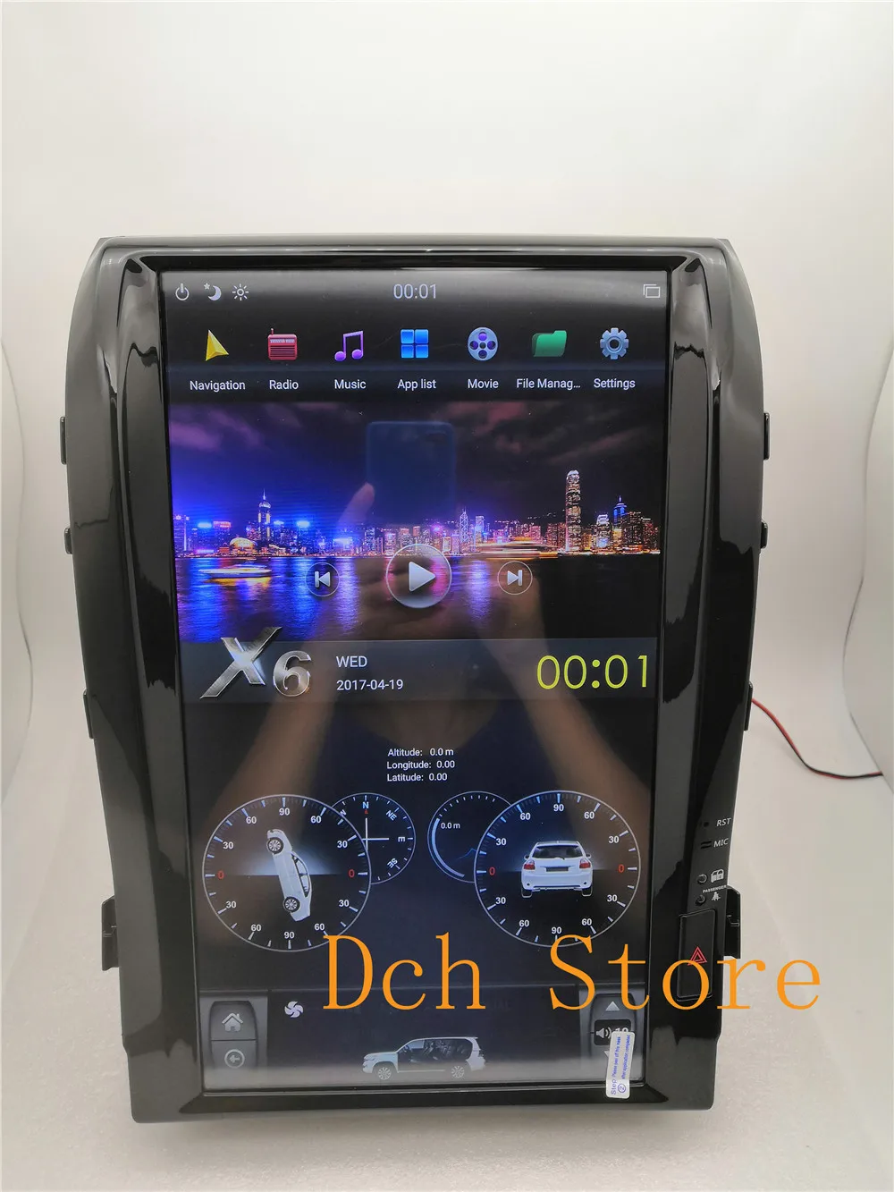 16 дюймов tesla стиль Android 8,1 автомобильный dvd-плеер GPS Navi для Toyota Land Cruiser landcruiser LC200 2007- VXR GXR px6 CARPLAY