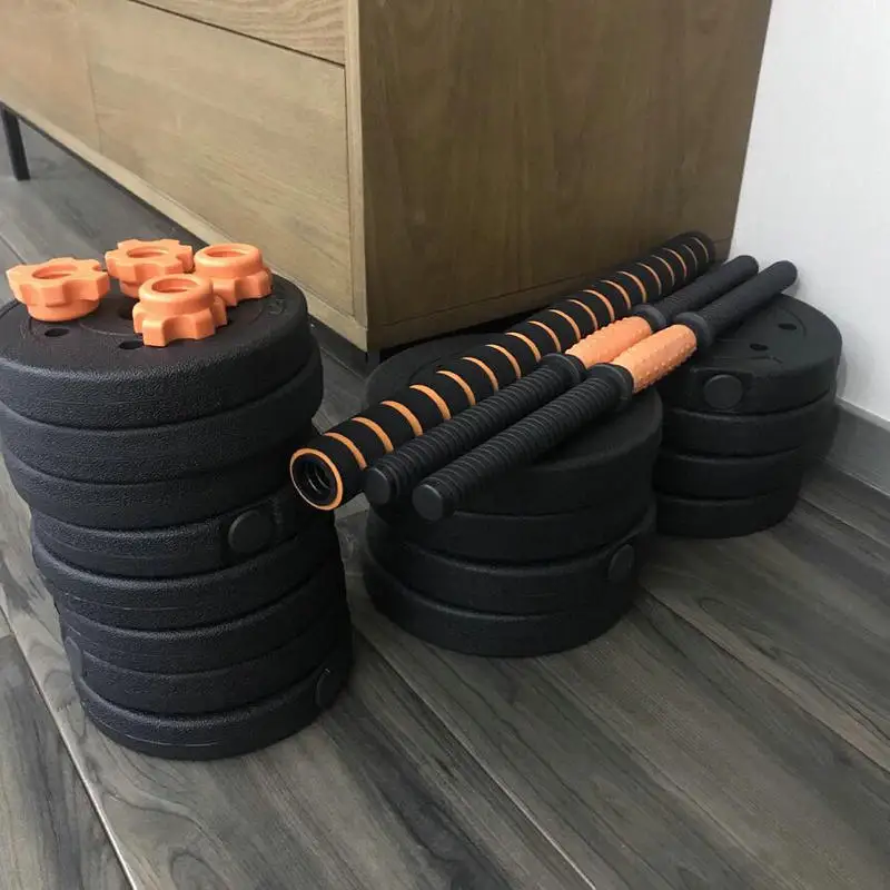 30KG Adjustable Dumbbells Weight Set Fitness Biceps Exercise Barbell | Спорт и развлечения