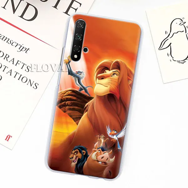 007 Чехлы для телефонов Lion King Simba для huawei Y5 Y6 Y7 Y9 Honor 20 Lite 8X 9X Pro View 20 жесткий чехол - Цвет: 007