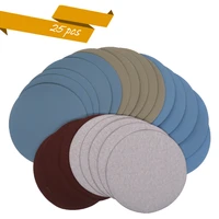 25pcs 5 inch dry wet sandpaper round sanding discs grit 10002000300040005000 hook loop polishing sand sheets