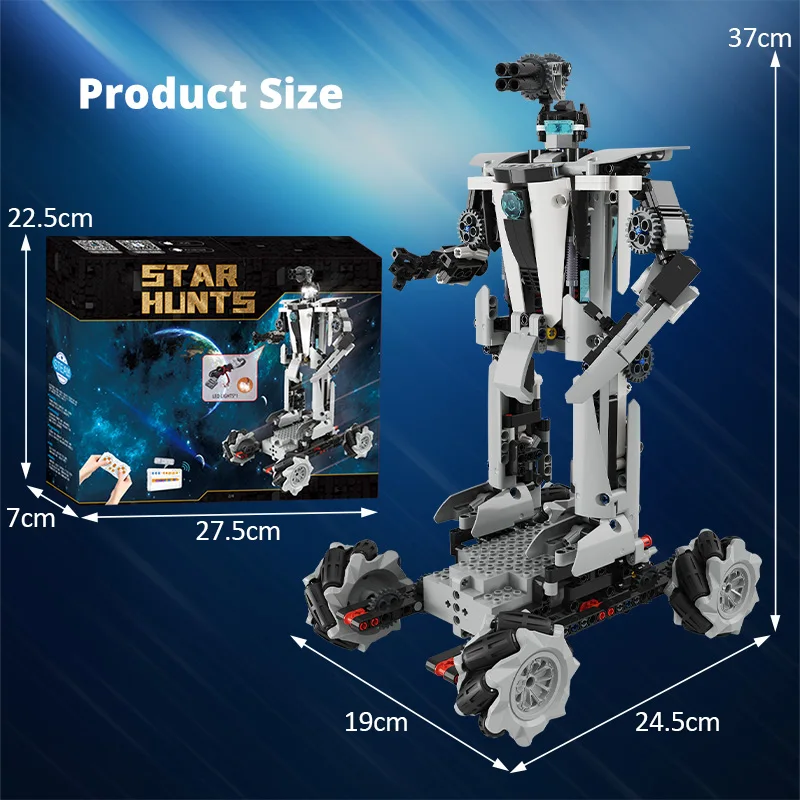 

KAIYU 586pcs 4WD STAR Technical Future Robot APP Remote Control DIY Racing Car Building Blocks City LED RC Vehicle Bricks Toys