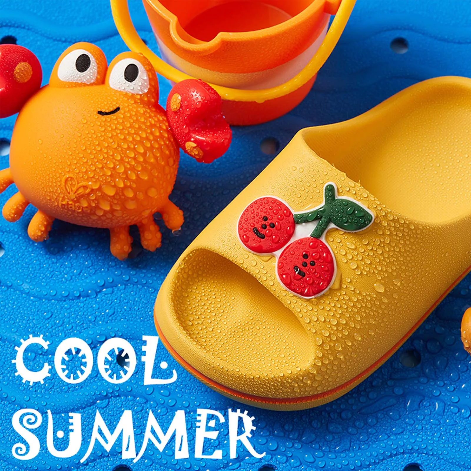 Детские Тапочки сланцы для душа сандалии мальчиков и девочек пляжная обувь