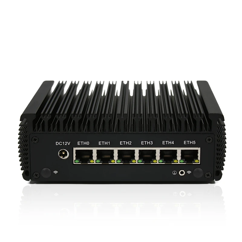 Сетевой маршрутизатор Pfsense Intel Core i7-1165G7 i211AT 6LAN RJ45 COM 4 * USB HDMI безвентиляторный