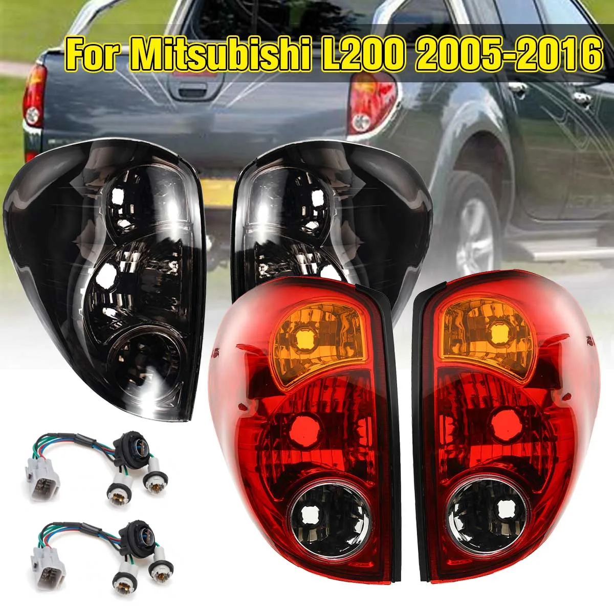 Автомобильные задние фонари для Mitsubishi L200 Triton Colt 2005 2016 Пикап 1 пара лампы стоп