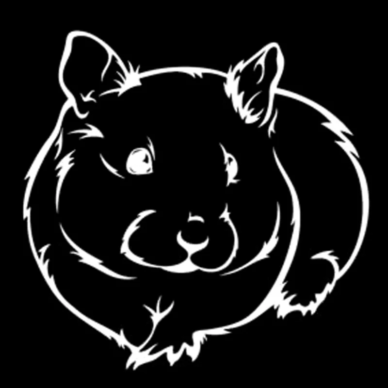 Volkrays Милая наклейка на автомобиль морская свинка домашний хомяк грызун Мышь