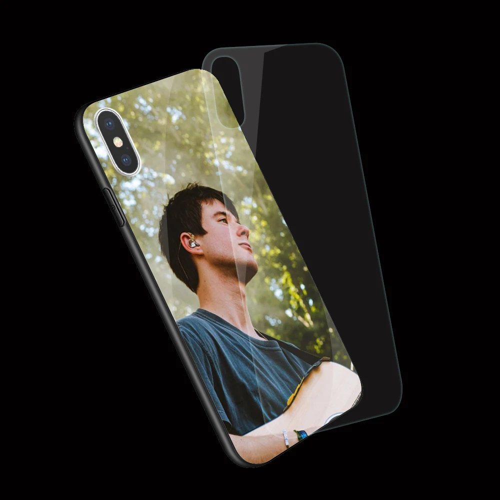 EWAU Alec Benjamin чехол для телефона из закаленного стекла iphone SE 2020 5 5s 6 6s 7 8 plus X XR XS 11 pro Max |