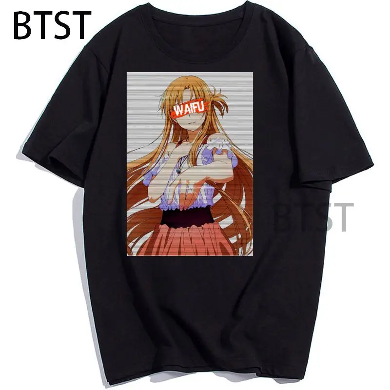 

Sword Art Online Graphic T Shirts Anime T-shirt Men/Women Harajuku Hip Hop Brand T-Shirt Cartoon Print Summer Tops T Shirt