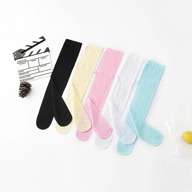 Cute Star Animals Baby Girls Tights Summer Mesh Thin Kids Children Stocking Solid Color Soft Infant Toddler Pantyhose | Детская одежда