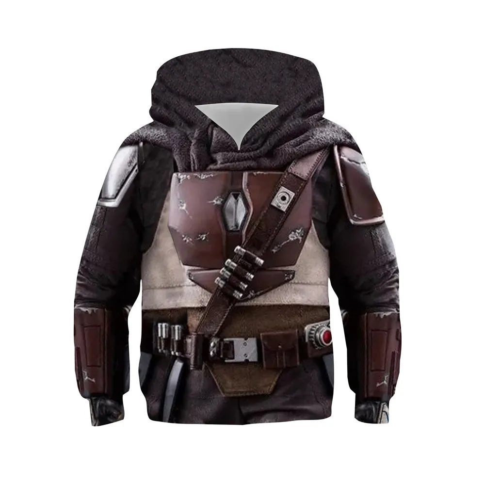 Толстовки с капюшоном 3D принтом Звездные войны мандалорские Костюмы для косплея