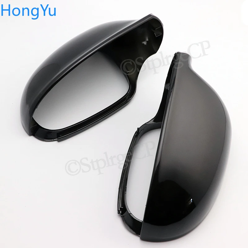 for volkswagen golf 5 mk5 gti jetta 5 passat b6 b5 5 side wing mirror covers caps for vw sharan golf 5 6plus variant eos free global shipping