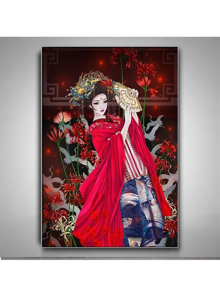 Алмазная живопись сделай сам новая Китайская древняя женщина алмазная вышивка 5d