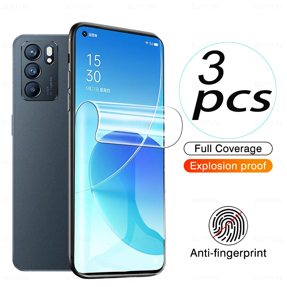 

Защитная пленка на экран для Oppo Reno 6 5G 6,43 дюйма для Oppo Reno 6 5G PEQM00 Защитная Гидрогелевая пленка