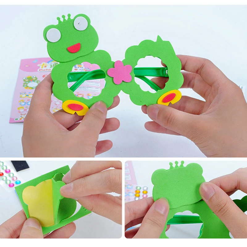 4 шт./компл. Детские алмазные очки из ЭВА сделай сам обучающие игрушки для детей