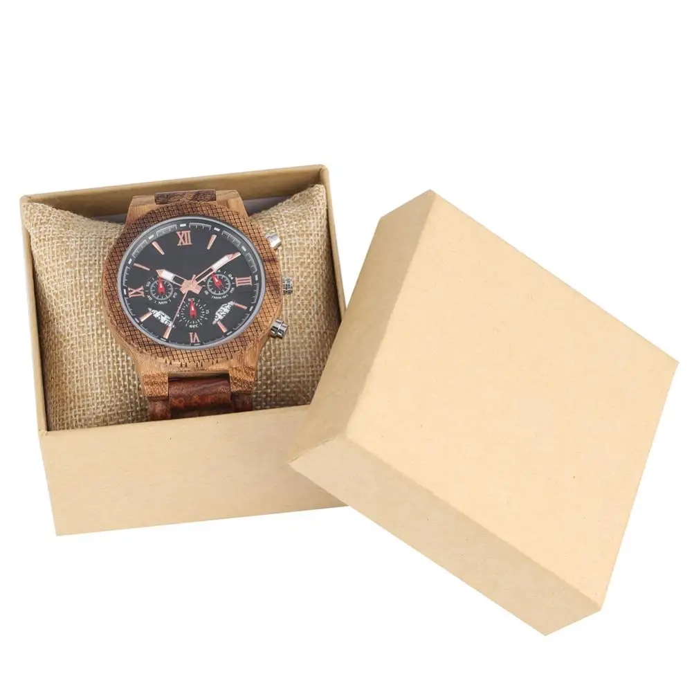 Деревянные часы с ремешком из натурального дерева чехол календарем деревянные