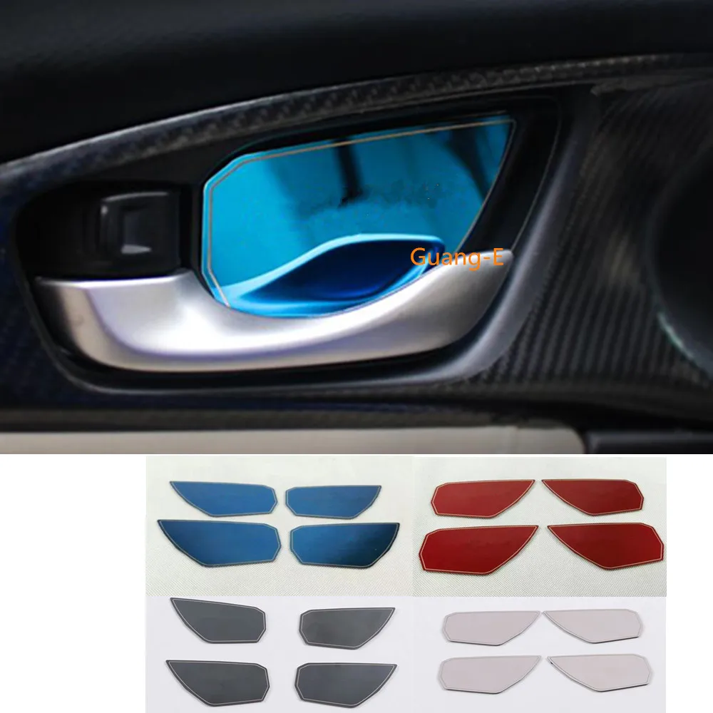 Крышка кузова автомобиля внутренняя ручка двери из нержавеющей стали Панель