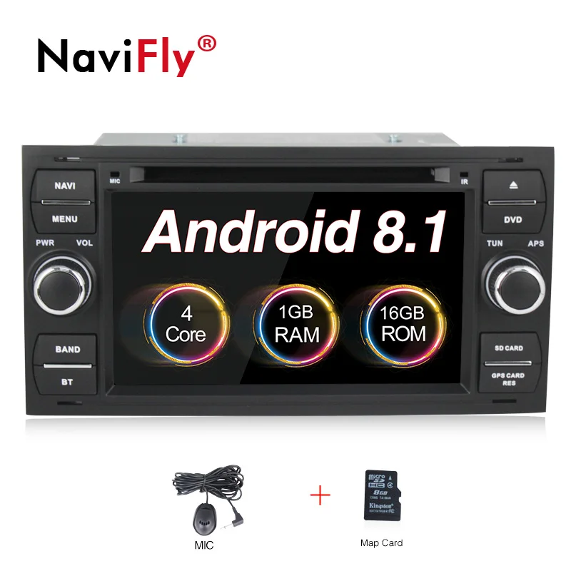 Android 9,0 Автомобильный мультимедийный DVD плеер для Ford Focus Kuga транзит с WI-FI BT gps навигации радио TDA7851 3g - Цвет: model