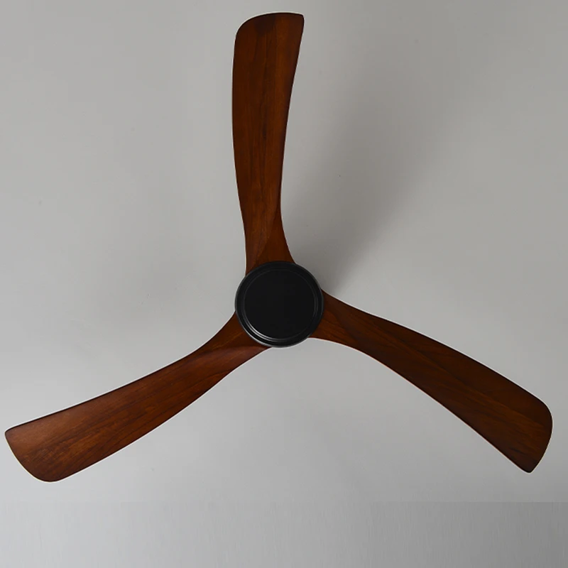 Новинка 2021 скандинавский деревянный потолочный вентилятор для гостиной